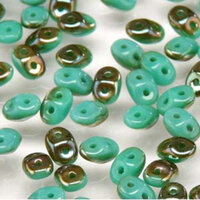 Super Duo 2.5mm x 5mm - DU0563130-22501 - Turquoise Green Celsian