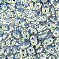 Super Duo 2.5mm x 5mm - DU0563900-14495 - Dark Green Turquoise Red Luster