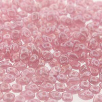 Super Duo 2.5mm x 5mm - DU0571010-14400 - Opal Rose White Luster