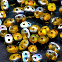 Super Duo 2.5mm x 5mm - DU0580020-28171 - Matte Amber Vitrail