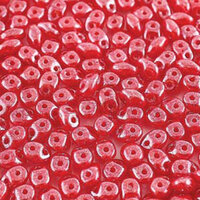Super Duo 2.5mm x 5mm - DU0591250-14400 - Opal Red White Luster