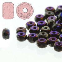 Faceted Micro Spacers 2mm x 3mm - Jet Full Azuro - FPMS2323980-22203