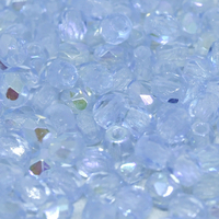 3mm Fire Polish Bead - Light Sapphire AB - 30010-28701