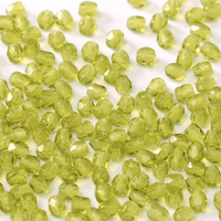 3mm Fire Polish Bead - Olivine  - 50230
