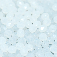 4mm Fire Polish Bead - Crystal Milky - 00030-20046