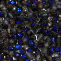 4mm Fire Polish Bead - Crystal Etched Azuro Full - 00030-22283