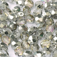 4mm Fire Polish Bead - Crystal Vitrail Light - 00030-26536