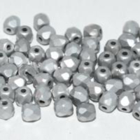 4mm Fire Polish Bead - Crystal Labrador Full Matted - 00030-27070