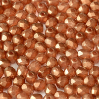 4mm Fire Polish Bead - Crystal GT Tangerine - 00030-29252