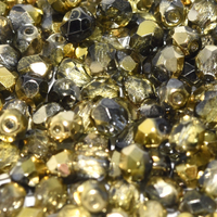 4mm Fire Polish Bead - Crystal Sunny Magic Night - 00030-98005