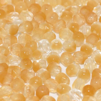 4mm Fire Polish Bead - Taupe Half Matte  - 16023