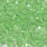 8mm Fire Polish Bead - Light Peridot  - 50500