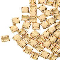 Fixer Vertical Holes 8mm x 7.5mm - Gold Plated - FXRV8700030-35000