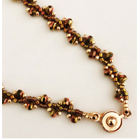 Flat Spiral Layering Necklace