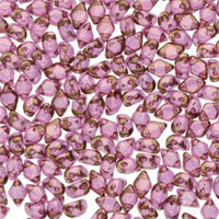 Mini Gem Duo 6mm x 4mm - GD6400030-14496 - Crystal Violet Luster
