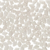 Mini Gem Duo 6mm x 4mm - GD6402010-24001 - Pearl Shine White