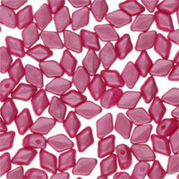 Mini Gem Duo 6mm x 4mm - GD6402010-24005 - Pearl Shine Light Fuchsia