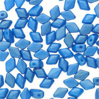 Mini Gem Duo 6mm x 4mm - GD6402010-24108 - Gold Shine Dark Cyan