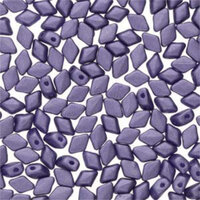Mini Gem Duo 6mm x 4mm - GD6402010-29425 - Matte Metallic Violet