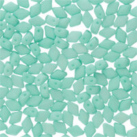 Mini Gem Duo 6mm x 4mm - GD6402010-92928 - Matte Bondeli Mint