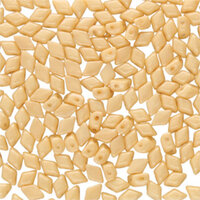 Mini Gem Duo 6mm x 4mm - GD6403000-14413 - Chalk Beige Luster