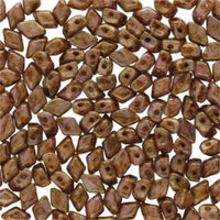 Mini Gem Duo 6mm x 4mm - GD6403000-15695 - Chalk Senegal Brown