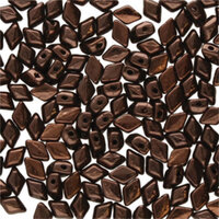 Mini Gem Duo 6mm x 4mm - GD6423980-14415 - Jet Bronze
