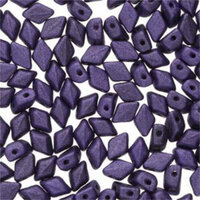 Mini Gem Duo 6mm x 4mm - GD6423980-79021 - Metallic Suede Purple