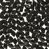 Mini Gem Duo 6mm x 4mm - GD6423980 - Opaque Jet