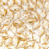 Gem Duo 8mm x 5mm - GD8503000-94401 - Chalk Gold Splash