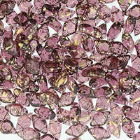 Gem Duo 8mm x 5mm - GD8520060-94401 - Amethyst Gold Splash