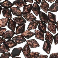 Gem Duo 8mm x 5mm - GD8523980-94412 - Jet Copper Splash
