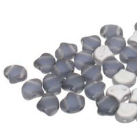 Ginko Leaf 7.5mm x 7.5mm - GNK8700030-26971 - Matte Backlit Periwinkle