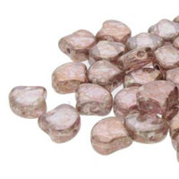 Ginko Leaf 7.5mm x 7.5mm - GNK8700030-65555 - Crystal Gleam Green Glaze