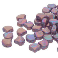 Ginko Leaf 7.5mm x 7.5mm - GNK8701000-15781 - White Opal Iris Luster