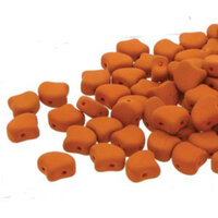 Ginko Leaf 7.5mm x 7.5mm - GNK8702010-29525 - Matte Velvet Carrot