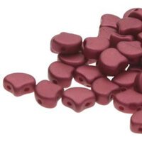 Ginko Leaf 7.5mm x 7.5mm - GNK8702010-29717 - Chatoyant Shimmer Red Wine