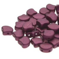 Ginko Leaf 7.5mm x 7.5mm - GNK8702010-29721 - Chatoyant Shimmer Burgundy