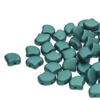 Ginko Leaf 7.5mm x 7.5mm - GNK8702010-29735 - Chatoyant Shimmer Green