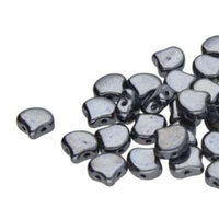 Ginko Leaf 7.5mm x 7.5mm - GNK8723980-14400 - Jet Hematite