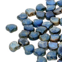 Ginko Leaf 7.5mm x 7.5mm - GNK8730060-83500 - Matte Sapphire Rembrandt
