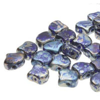 Ginko Leaf 7.5mm x 7.5mm - GNK8730090-43500 - Cobalt Rembrandt
