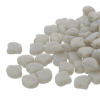 Ginko Leaf 7.5mm x 7.5mm - GNK8741000-84110 - Matte Opal Grey
