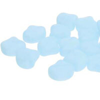Ginko Leaf 7.5mm x 7.5mm - GNK8761000-84110 - Matte Opal Aqua White