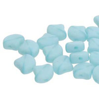 Ginko Leaf 7.5mm x 7.5mm - GNK8761300-84110 - Matte Silk Blue Opal