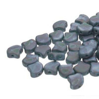 Ginko Leaf 7.5mm x 7.5mm - GNK8763130-85001 - Matte Turquoise Green Nebula