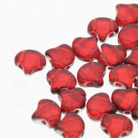 Ginko Leaf 7.5mm x 7.5mm - GNK8790080-29801 - Backlit Rubysol