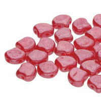 Ginko Leaf 7.5mm x 7.5mm - GNK8791250-14400 - Opal Red White Luster