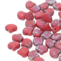 Ginko Leaf 7.5mm x 7.5mm - GNK8793200-83500 - Matte Red Rembrandt