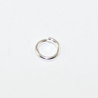 6mm x 1mm 304 Stainless Steel Jump Ring - Silver